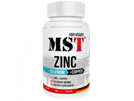 Zinc + Selenium + Copper MST (100 вег капсул)