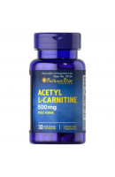 Acetyl L-Carnitine 500 мг Puritan's Pride (30 капсул)