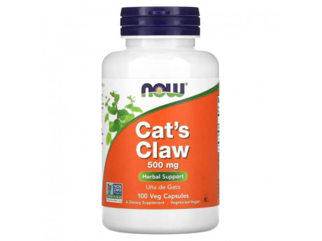 Cat's Claw 500 мг NOW (100 вег капсул)