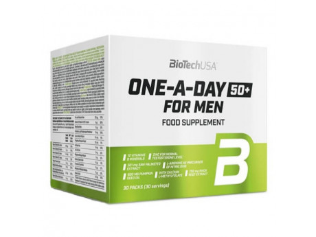 One A Day 50+ for men Biotech USA (30 пакетов)