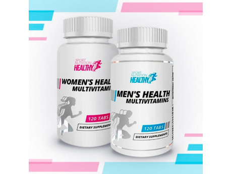 Акция. Витамины для Мужчин и Женщин Health Vitamins MST (2 x 120шт)