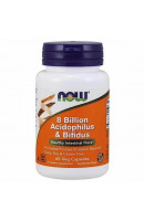 8 Billion Acidophilus Bifidus NOW (60 вег капсул)