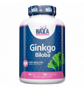 Ginkgo Biloba 60 мг Haya Labs (120 капсул)