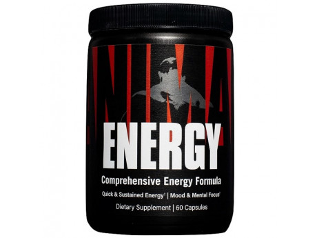 Предтренировочный комплекс Animal Energy (60 капсул)