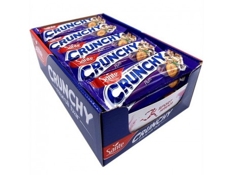 Упаковка батончиков Crunchy Bar GO ON (25 штук)