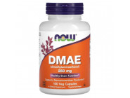 DMAE 250 мг NOW (100 вег капсул)