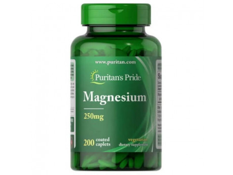 Magnesium 250 мг Puritan's Pride (200 таблеток)