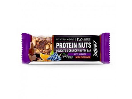 Protein Nuts Crunchy Nutty Bar Amix (40 грамів)