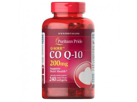 Q-Sorb Co Q-10 200 мг Puritan's Pride (240 капсул)