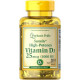 Vitamin D3 25 мкг Puritan's Pride (200 капсул)