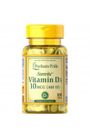 Vitamin D3 400 IU Puritan's Pride (100 таблеток)