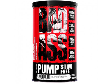 BAD ASS Pump Stim-Free Fitness Authority (350 грамів)
