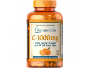Vitamin C-1000 мг with Bioflavonoids and Rose Hips Puritan's Pride (250 капсул)