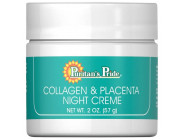 Natural Collagen and Placenta Night Creme Puritan's Pride (57 грамів)