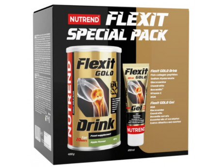 Flexit Gold Drink Nutrend 400 грамів + Flexit Gold Gel Nutrend 100 мл