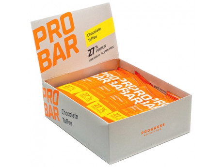 Упаковка батончиков Pro Bar Progress Nutrition (10 штук по 45 грамм)
