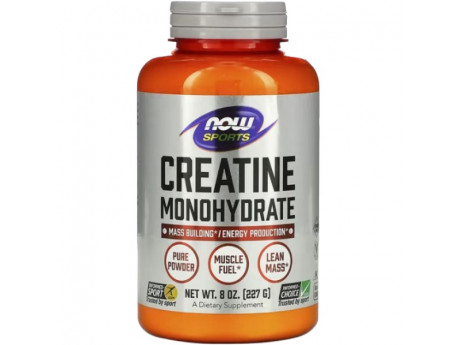 Sports Creatine Monohydrate Now Foods (227 грамм)