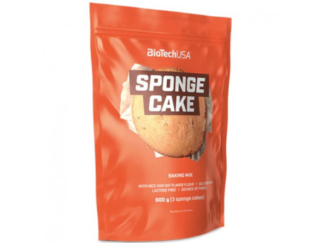 Sponge Cake Baking mix BioTech (600 грамів)